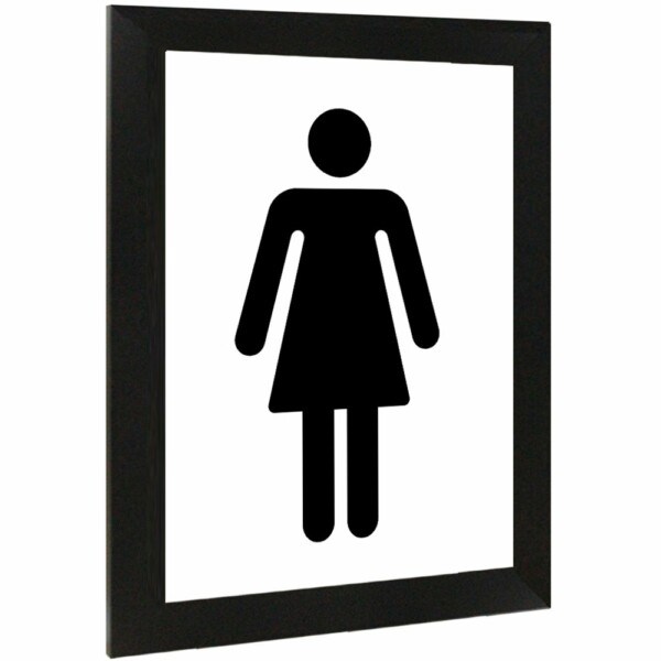 Placa Decorativa Dama Padrão 15×21 8006