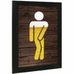 Placa Decorativa Fluxo Intenso Cavalheiro 15×21 8003