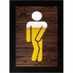 Placa Decorativa Fluxo Intenso Cavalheiro 15×21 8003