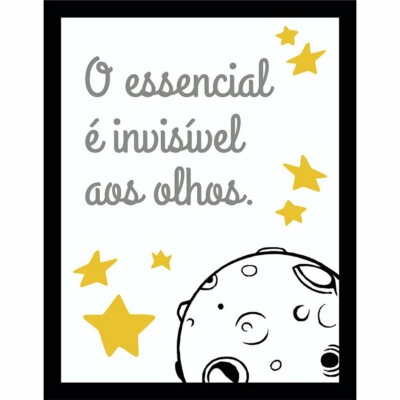 Placa Decorativa Invisível Aos Olhos 233