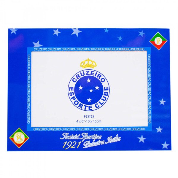Porta Retrato Cruzeiro Metal 1 Foto 10x15cm