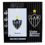 Porta Retrato Atlético Mineiro Vidro 1 Foto 15x10cm