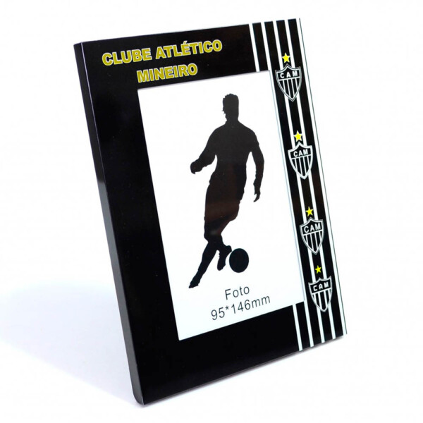 Porta Retrato Atlético Mineiro De Alumínio 1 Foto 10x15cm