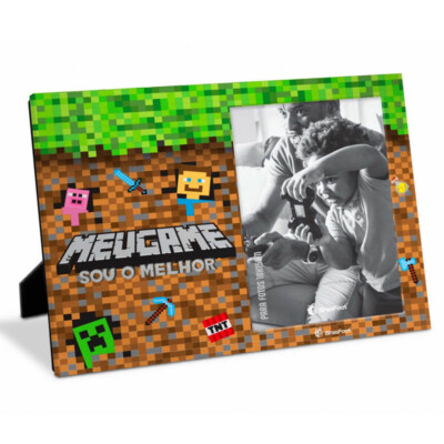 Porta Retrato Meu Game MineCraf 10x15