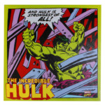 Quadro Hulk Em Ação 40x40cm
