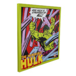 Quadro Hulk Em Ação 40x40cm