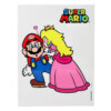 Quadro Metal Super Mario And Princesa Peach 19x26cm