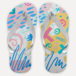 Chinelo Moda Moderna Pastel V01