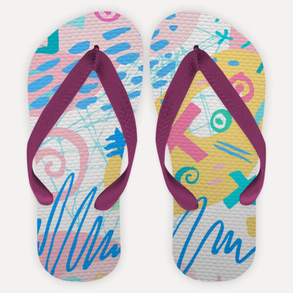 Chinelo Moda Moderna Pastel V01