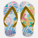 Chinelo Moda Moderna Pastel V01
