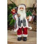 Papai Noel Lenhador Xadrez Pn378 45cm