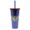 Copo Com Canudo Capitã Marvel 650ml