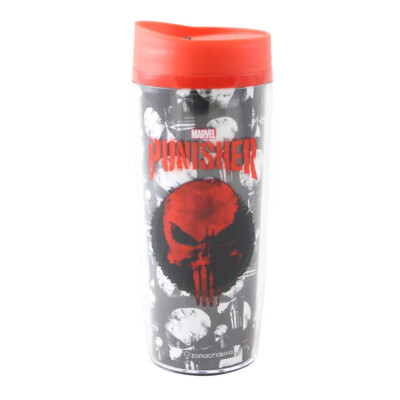 Copo Viagem O Justiceiro Marvel 500ml