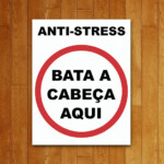 Placa Decorativa Anti Stress 038