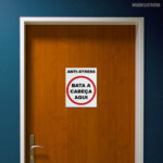 Placa Decorativa Anti Stress 038